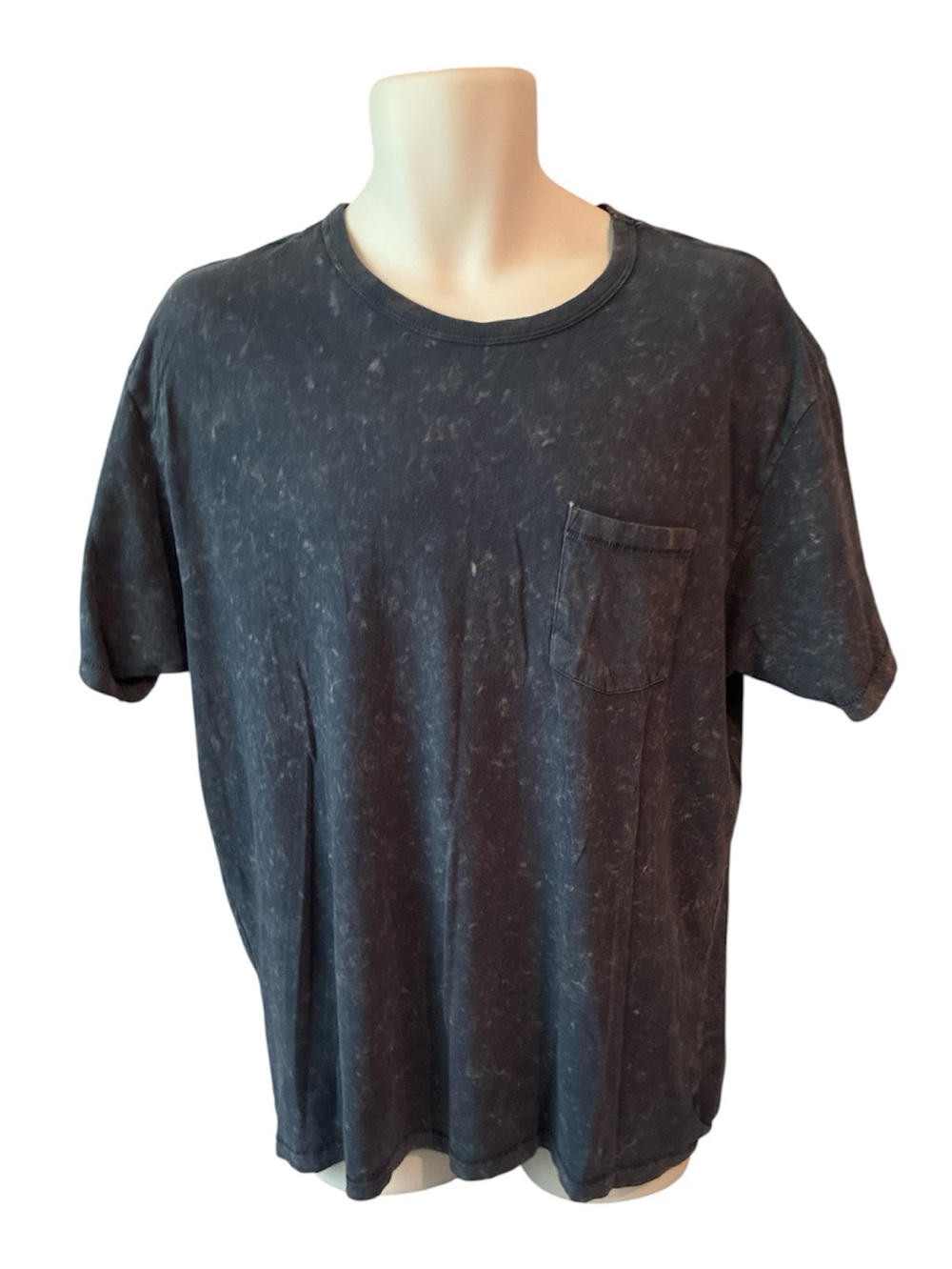 Old Navy Men Short Sleeve Soft Washed Vintage Dye T Shirt Size Large In The Navy